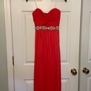 Full length prom dress